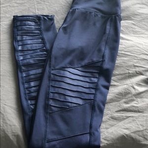 Electric yoga blue pants - workout pants